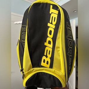 Babolat Tennis Backpack. Buy the adult size and get the kids size for free.